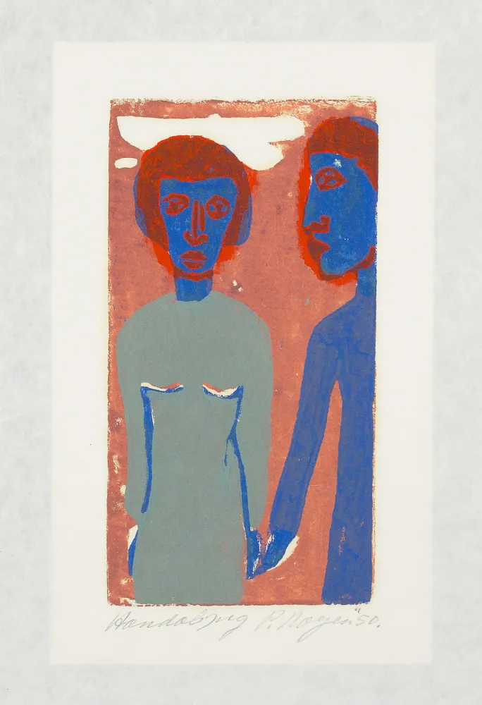 木刻 Royen - Paar (Couple)