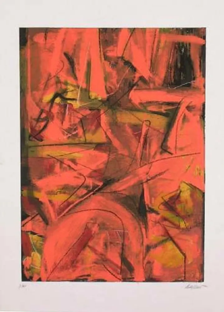 石版画 Ruggeri - SENZA TITOLO