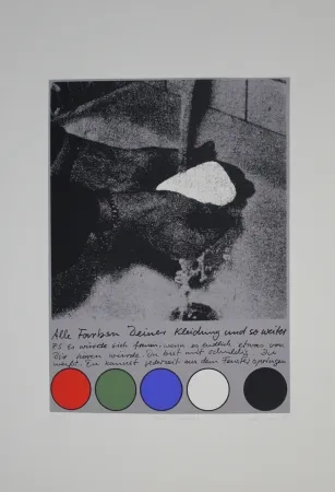 丝网印刷 Rühmann - Scharfe Überlegung