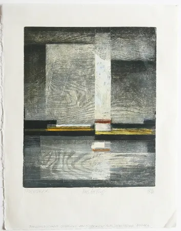 木刻 Rüngeler - Haus am Fluss / House on the River