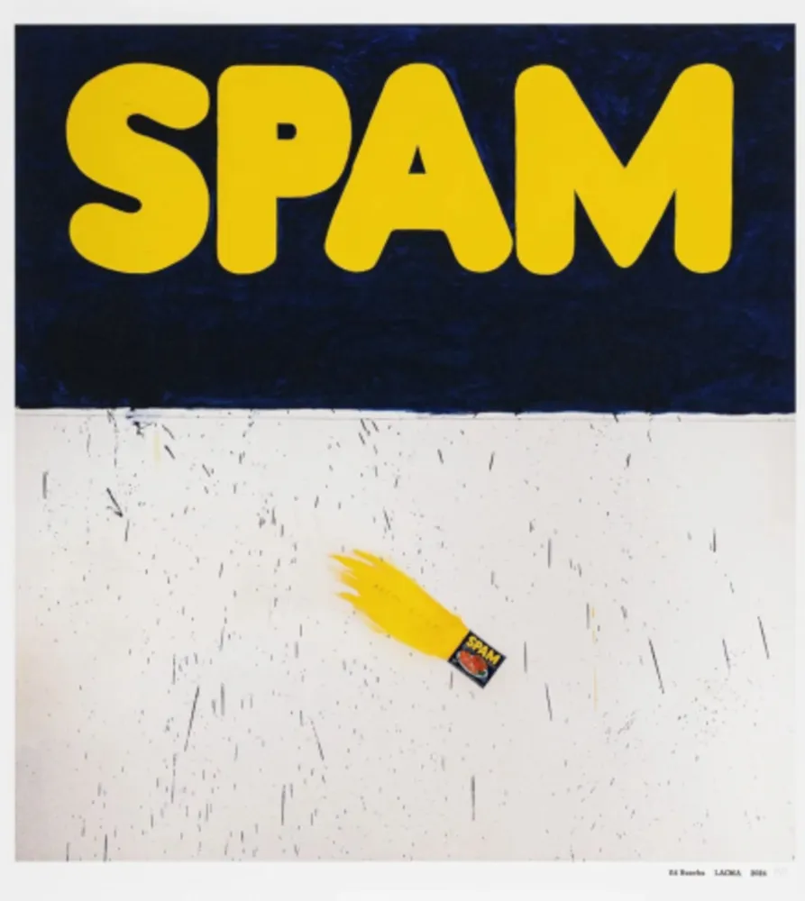 复数作品 Ruscha - Actual Size