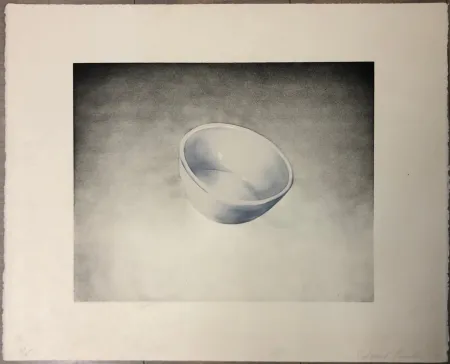 石版画 Ruscha - Bowl, from domestic tranquility series