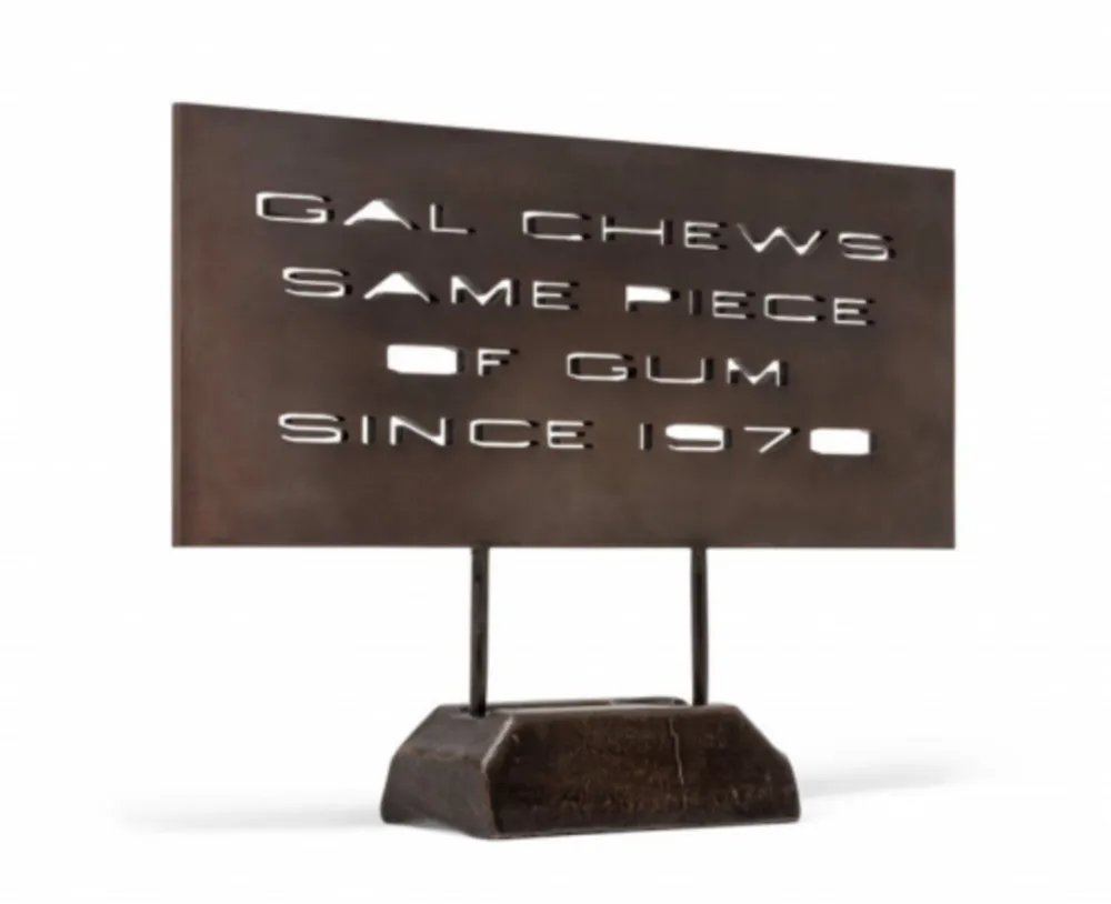 复数作品 Ruscha - Gal Chews Same Piece of Gum