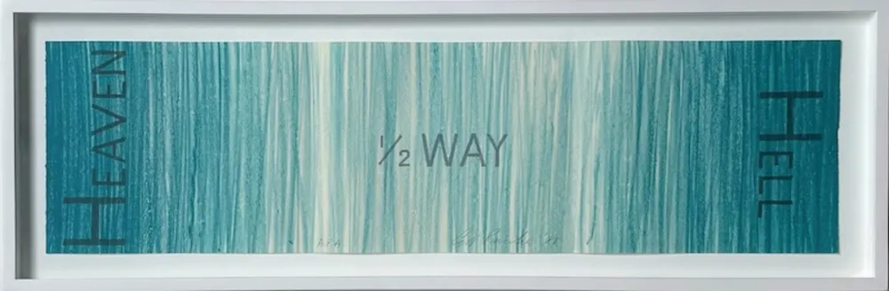胶版印刷 Ruscha - Hell 1/2 Way Heaven