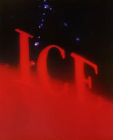胶版印刷 Ruscha - Ice