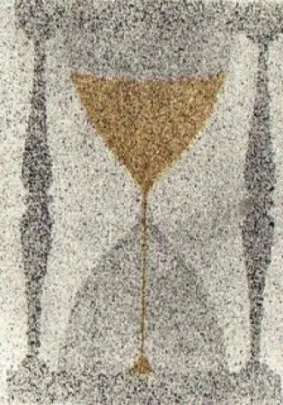蚀刻飞尘法 Ruscha - Reloj de arena 