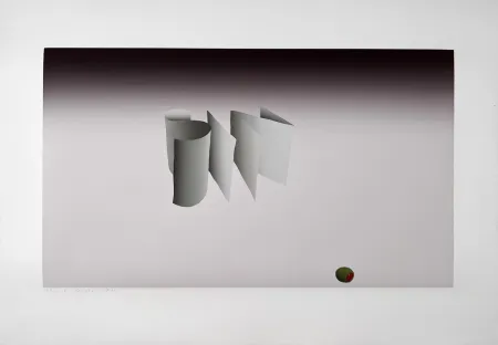 石版画 Ruscha - Sin 