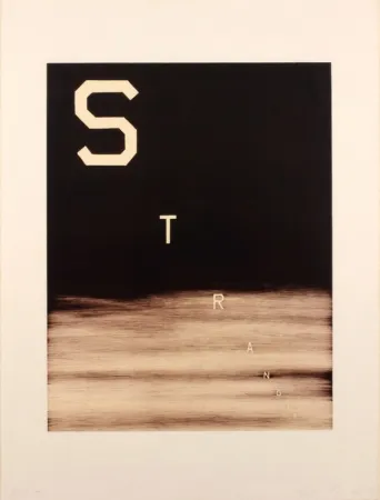 石版画 Ruscha - Stranger