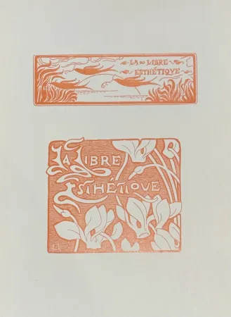 油毡版画 Rysselberghe - Le Libre Esthétique