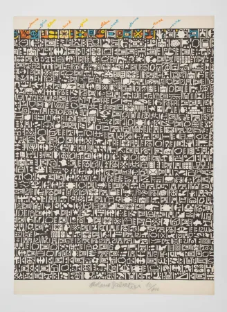 石版画 Sabatier - Sans titre.