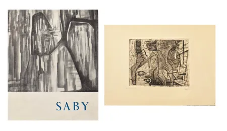 插图书 Saby - Catalogue avec gravure originale signée