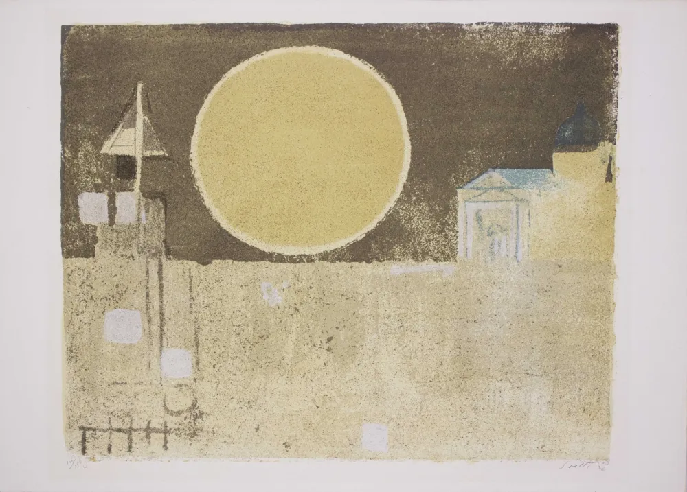 石版画 Saetti - Sei muri