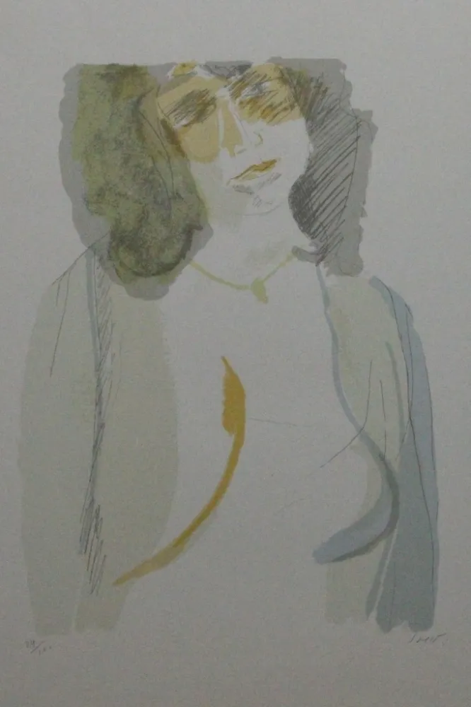 石版画 Saetti - SENZA TITOLO