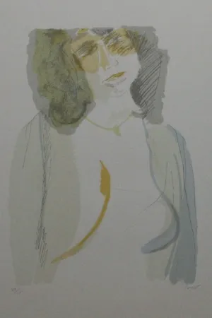 石版画 Saetti - SENZA TITOLO