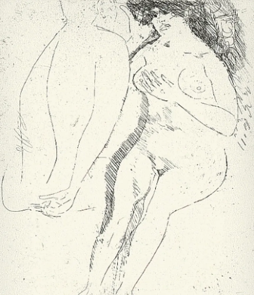 版画 Saetti - Senza titolo