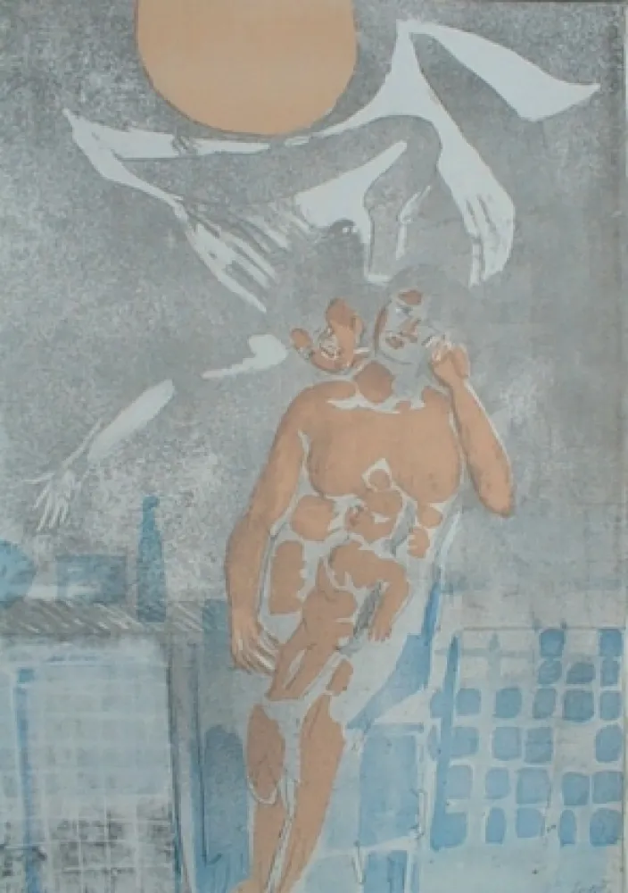 版画 Saetti - Senza titolo