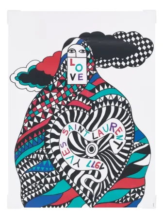海报 Saint Laurent - Love 1977