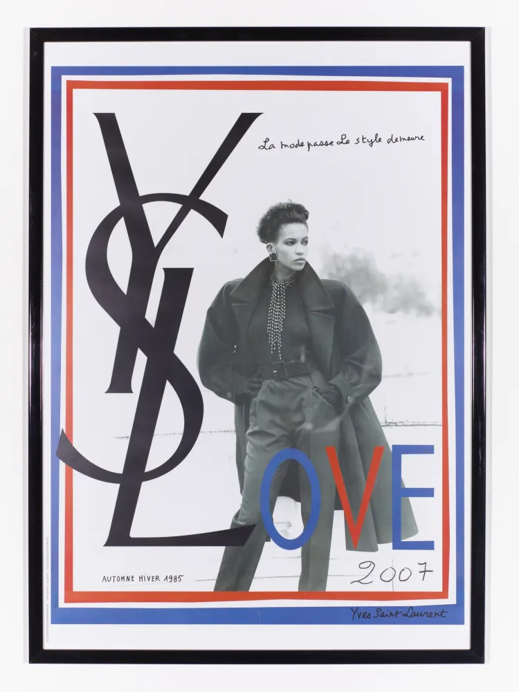 海报 Saint Laurent - LOVE 2007