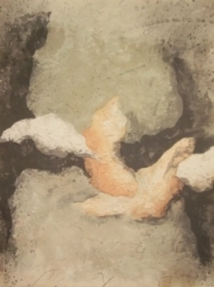 石版画 Salinas - Composition 4