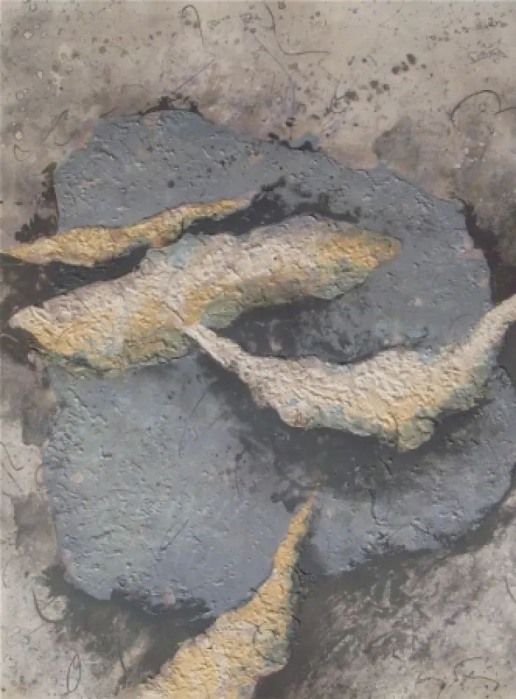 版画 Salinas - White pictogram