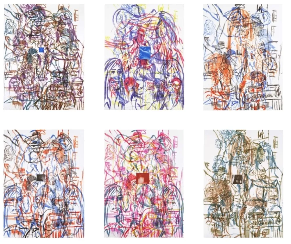 石版画 Salle - Theme for an Aztec Moralist Portfolio