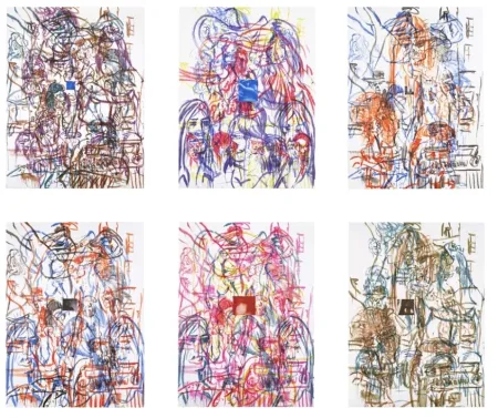 石版画 Salle - Theme for an Aztec Moralist Portfolio