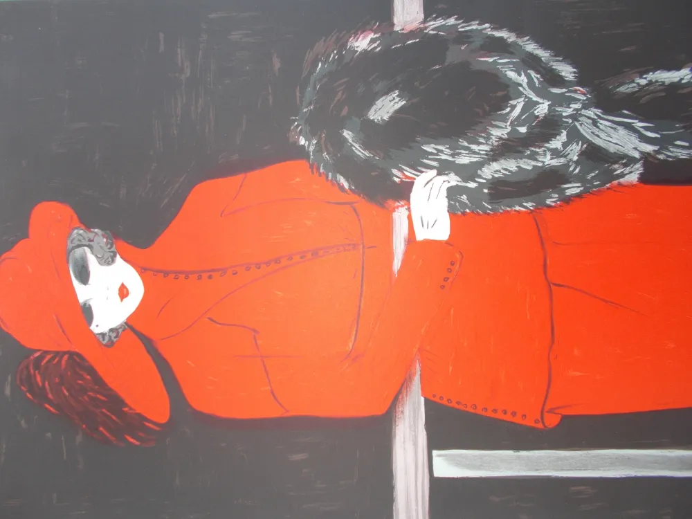 石版画 Salomon - Elégante