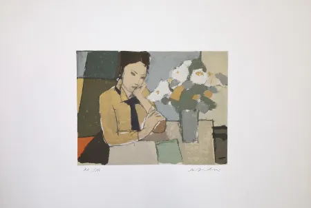 丝网印刷 Salvadori - Busto di Flora