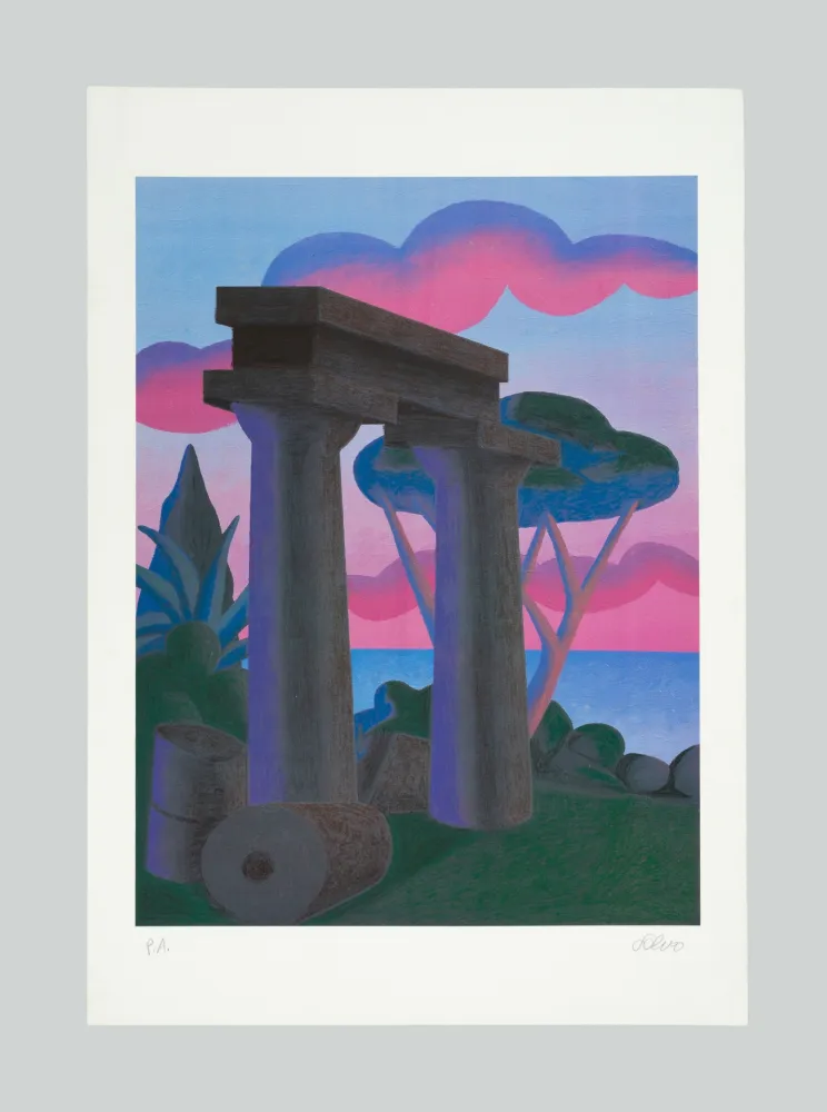 石版画 Salvo - Senza titolo