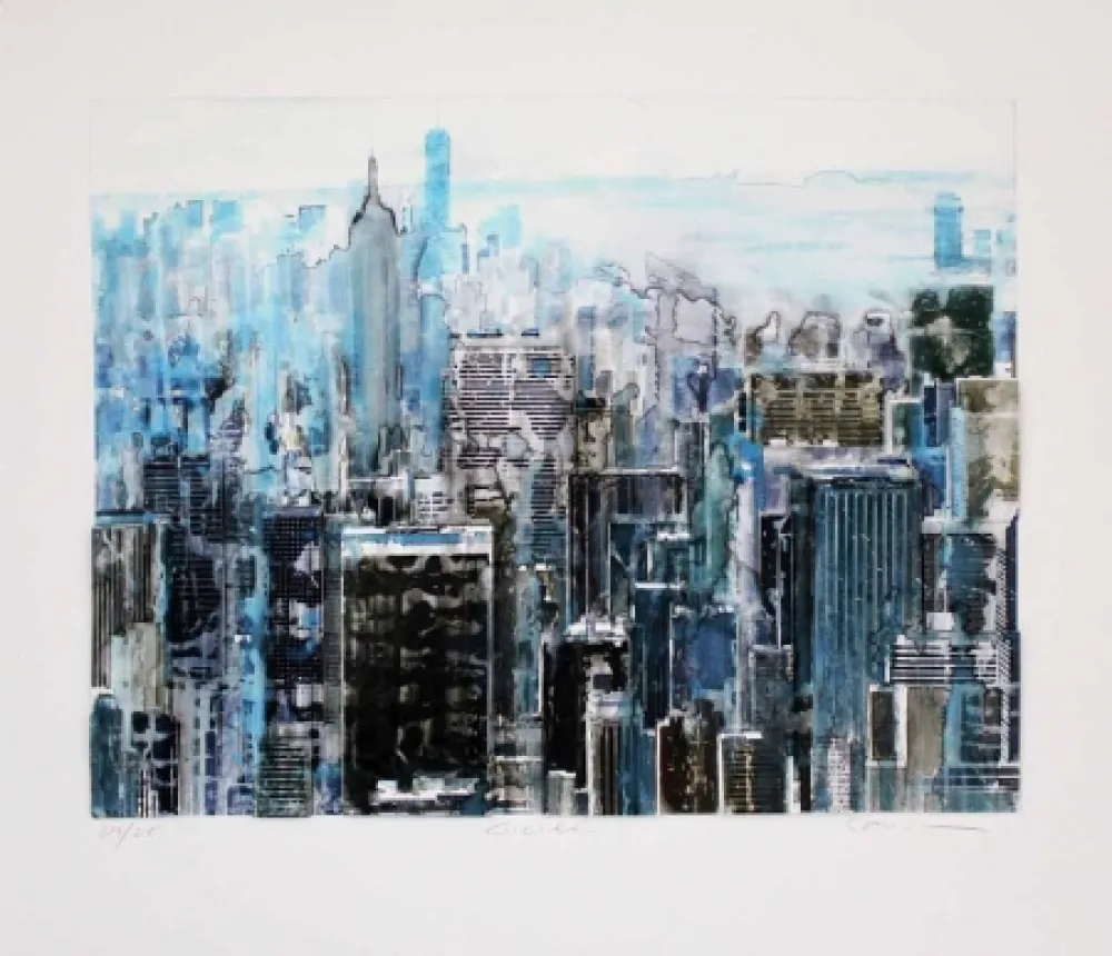 复数作品 Salzmann - New York contre jour