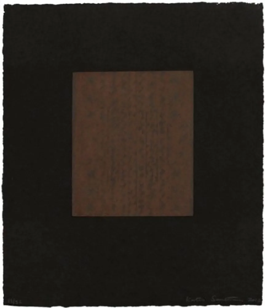 干刻版画 Santibañez - Caminando entre las nubes