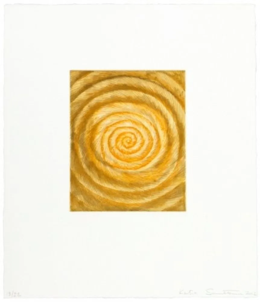 版画 Santibañez - La espiral caprichosa