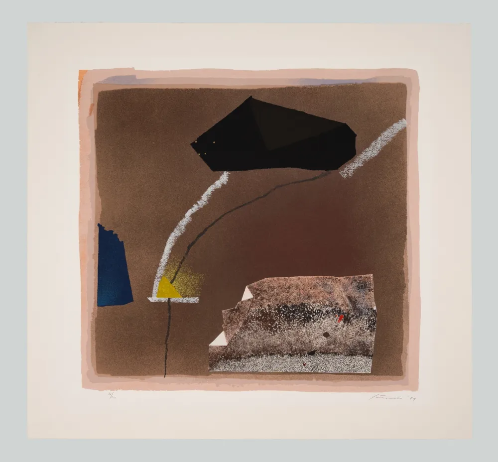 丝网印刷 Santomaso - Composizione