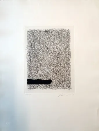 蚀刻版画 Santomaso - Composizione 2