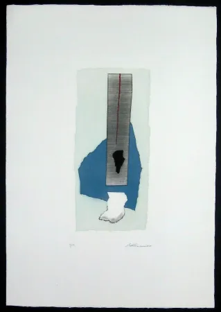 版画 Santomaso - Composizione (b)