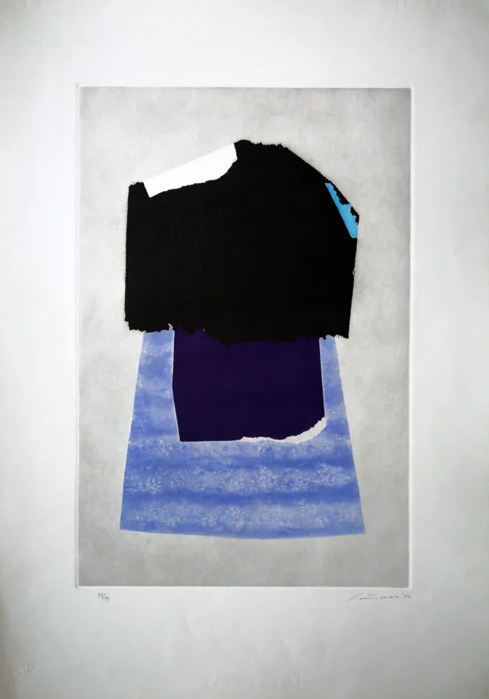 蚀刻版画 Santomaso - Composizione C