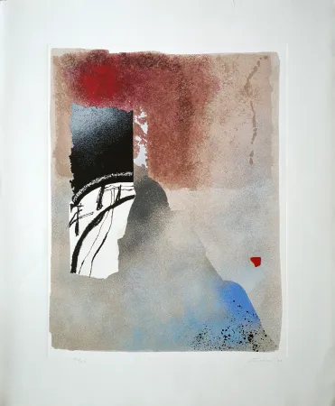 蚀刻版画 Santomaso - Composizione D