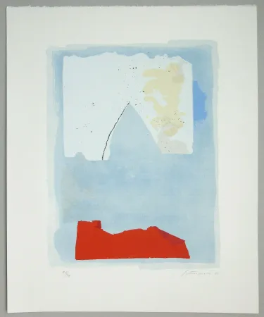 版画 Santomaso - Composizione (e)