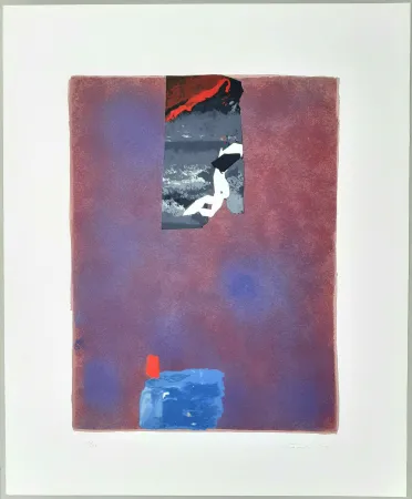 版画 Santomaso - Composizione tav. 2