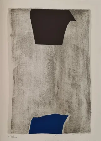 石版画 Santomaso - Erker-Treffen 2