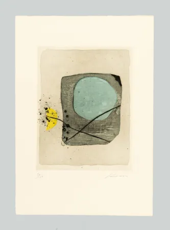 版画 Santomaso - Omaggio all'Ariosto