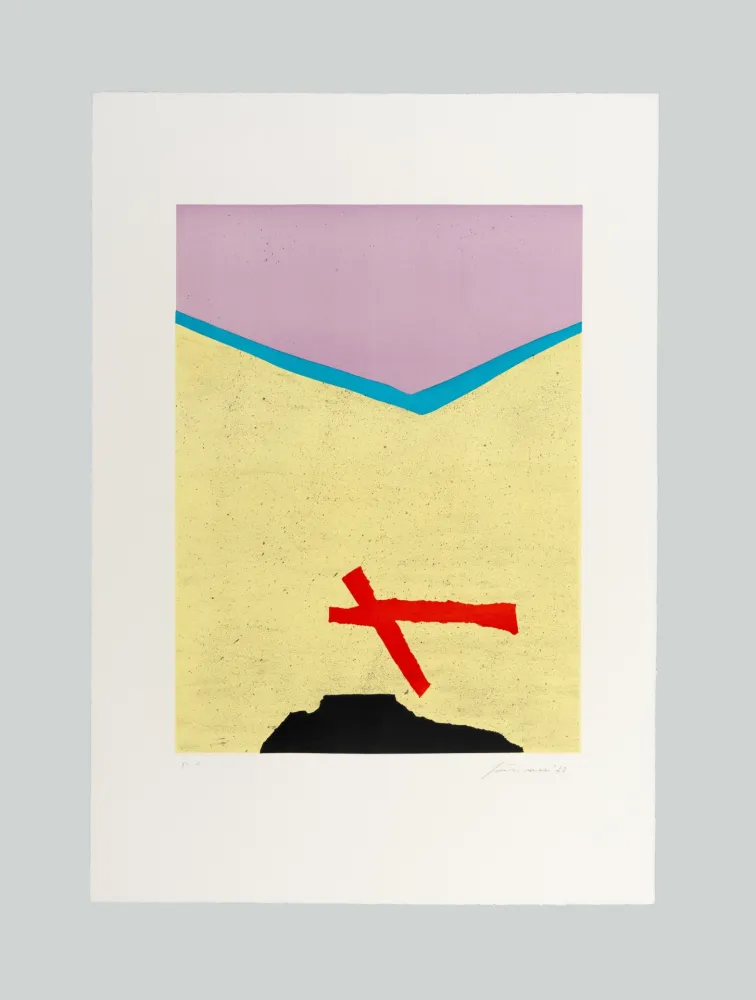 石版画 Santomaso - Racconto