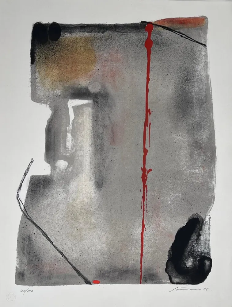 石版画 Santomaso - Sans titre 