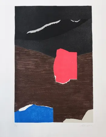 蚀刻飞尘法 Santomaso - Senza titolo 1