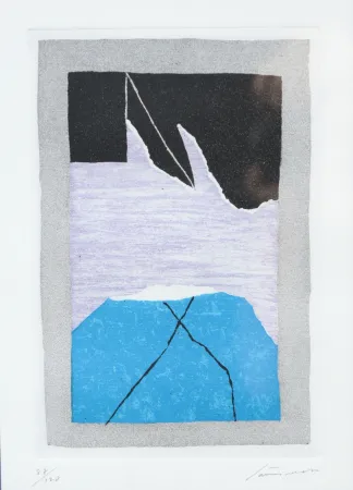 飞尘腐蚀法 Santomaso - SENZA TITOLO