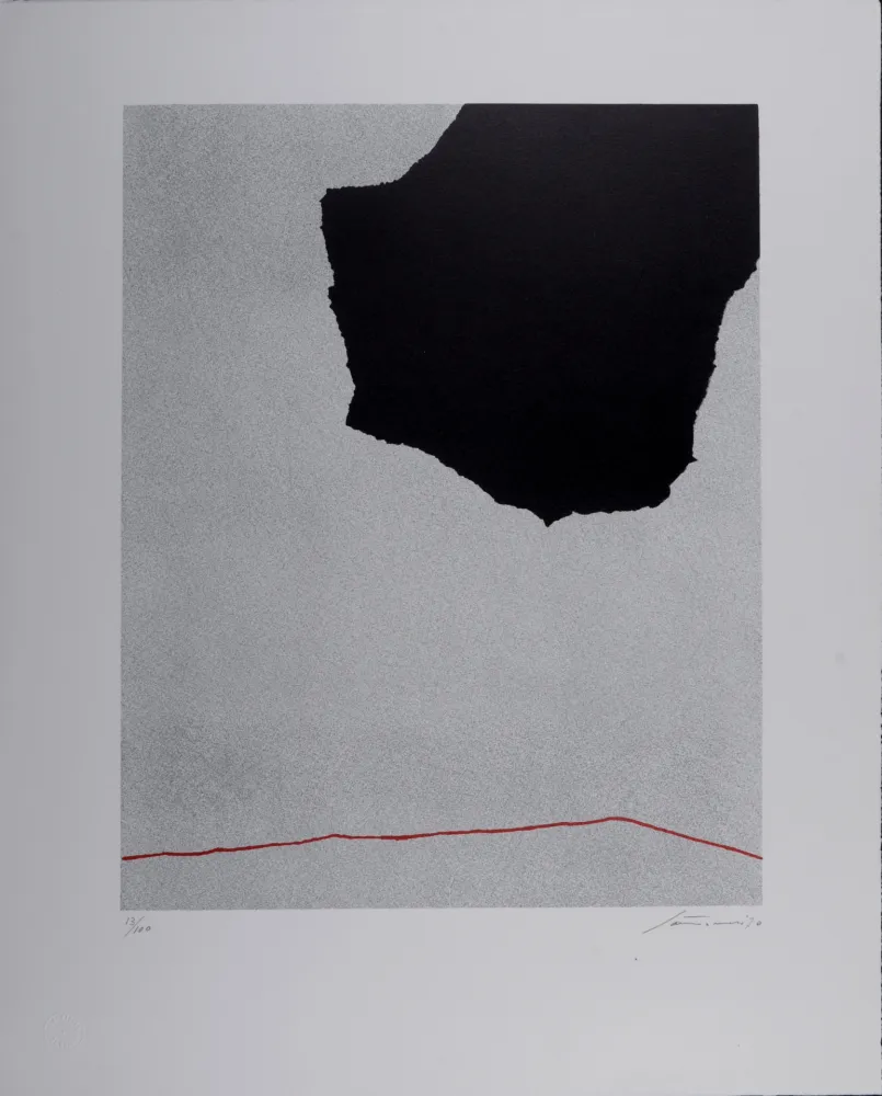 无技术 Santomaso - Senza Titolo - Hand-signed