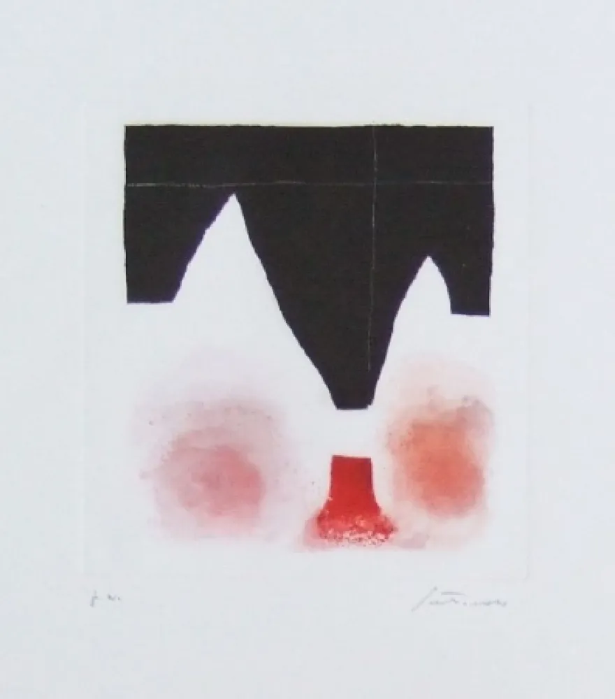 飞尘腐蚀法 Santomaso - Senza titolo (Untitled)