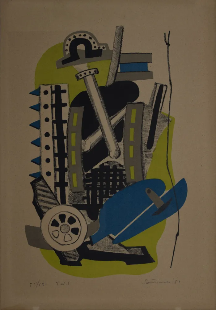 石版画 Santomaso - Tav. 5