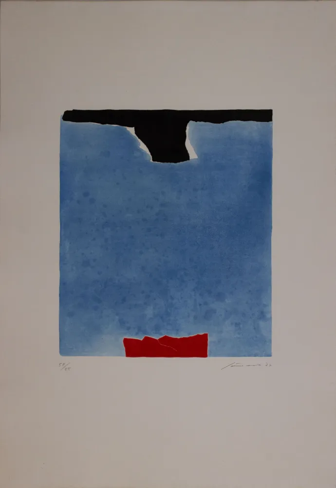 蚀刻飞尘法 Santomaso - Untitled