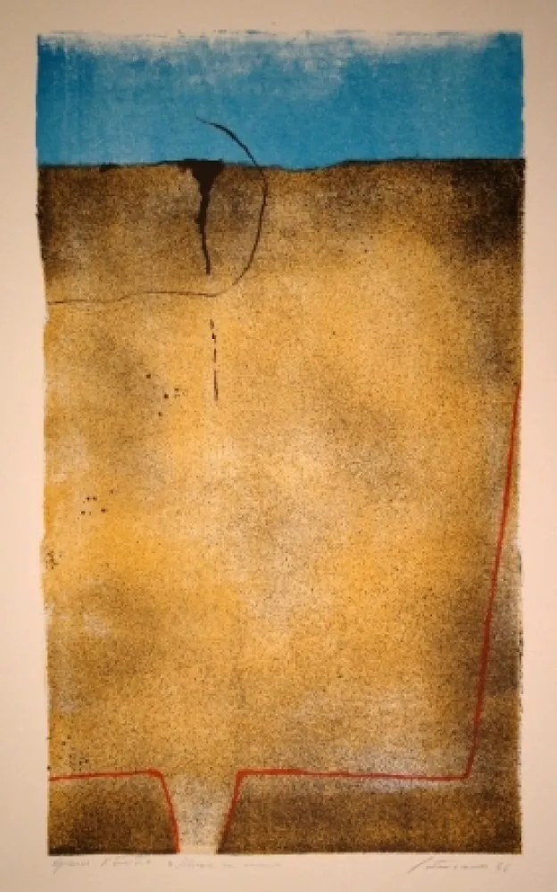 石版画 Santomaso - Untitled